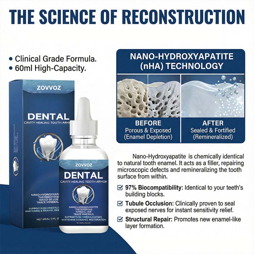 ZOVVOZ™ Advanced Enamel Repair & Whitening Kit (Includes Free LED Mirror)