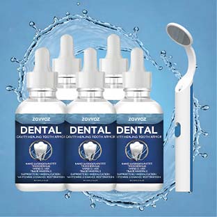 ZOVVOZ™ Advanced Enamel Repair & Whitening Kit (Includes Free LED Mirror)